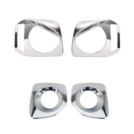 ステッカー 適用: スズキ ジムニー 2007-2017 ABS フロント フォグライト ヘッドライト ランプ 保護 カバー ステッカー スズキ ジムニー クローム 1セット AL-RR-2894 ALの通販は