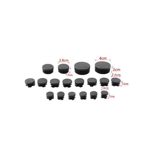リモート 防水 シャーシ フレーム ラウンド ホール ダスト プラグ テール ドア ラバー プラグ カバー 適用: ジープ/JEEP ラングラー JL 2018 アップ 18ピース AL-RR-2899 AL
