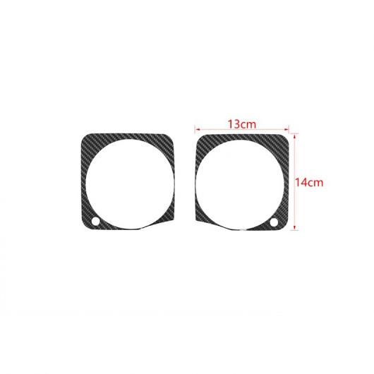 カーボンファイバー調 ステッカー 適用: スズキ ジムニー ダッシュボード センター コンソール 装飾 カバー アクセサリー スズキ ジムニー 2019〜 2ピース AL-RR-3079 AL