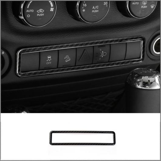 センター コンソール ステアリング ホイール ギア シフト 装飾 ステッカー 適用: ジープ/JEEP ラングラー JK 2011-2017 カーボンファイバー調 スタイリング エマージェンシー スイッチ AL-RR-3085 ALの通販は