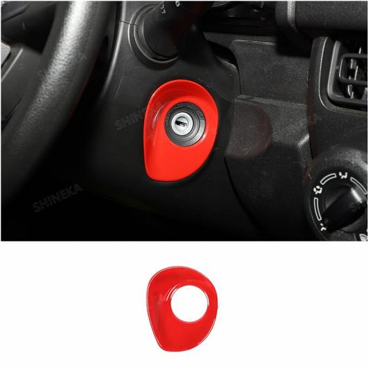 適用: スズキ ジムニー インテリア レッド センター コンソール 装飾 カバー ステッカー アクセサリー スズキ ジムニー 2019〜 イグニッション スイッチ AL-RR-3094 AL