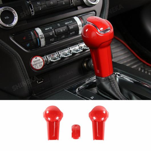保護 ステッカー 適用: フォード/FORD マスタング レッド インテリア 装飾 カバー キット アクセサリー フォード/FORD マスタング 2015〜 ギア ヘッド AL-RR-3099 AL