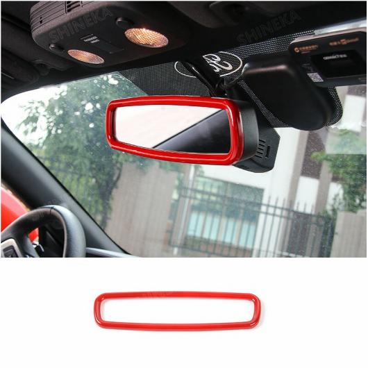 保護 ステッカー 適用: フォード/FORD マスタング レッド インテリア 装飾 カバー キット アクセサリー フォード/FORD マスタング 2015〜 バックミラー ミラー AL-RR-3099 AL