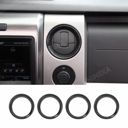 カーボンファイバー調 ステッカー インテリア 装飾 カバー アクセサリー 適用: フォード/FORD F150 ラプター 2009-2014 ダッシュボード カバー AL-RR-3101 AL