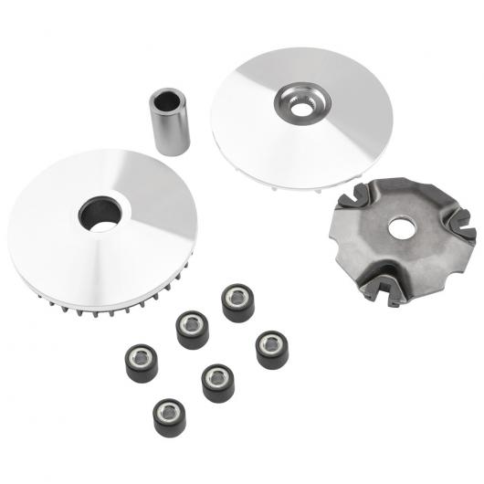 オートバイ トランスミッション フロント クラッチ プーリー プーリー クラッチ キット 適用: ホンダ ビート POP ビート FI ESP VARIO 110 FI ESP K44 シルバー AL-RR-6385 AL