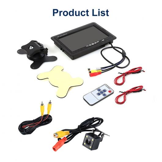 モニター トラック HD LCD AV リア ビュー モールディング バス イメージ リバース モニター モニター スクリーン リア ビュー カメラ トレーラー タイプB AL-RR-6463 AL