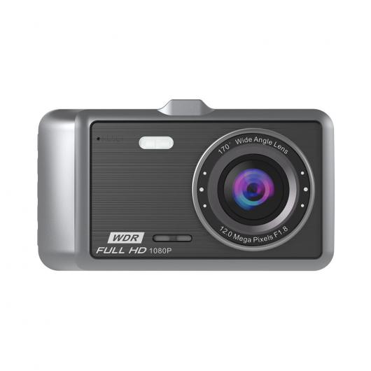 3インチ DVR フル HD IPS 1080P ダッシュ カム ビデオ レコーダー ドライビング 適用: フロント リア 録画 カメラ ナイト 広角 車載カメラ ブラック AL-RR-6742 AL