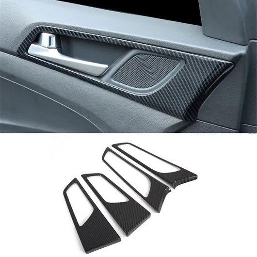適用: ヒュンダイ/現代/HYUNDAI ツーソン 2015-2019 2020 カーボンファイバー アクセサリー インナー ドア ハンドル カバー SR-AA-0301