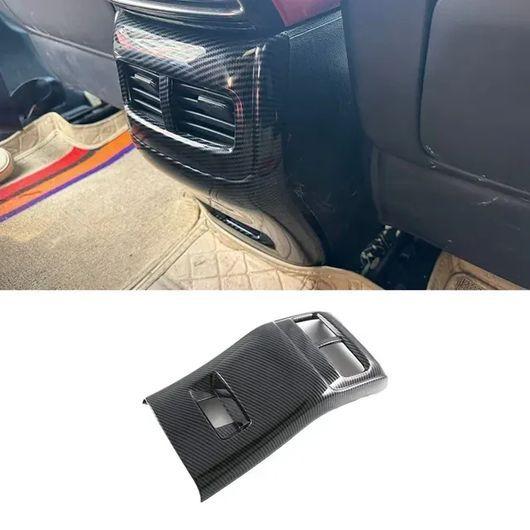 右ハンドル用 適用: MG HS 2018-2023 ABS カーボンファイバー インテリア アクセサリー ギア シフト パネル カバー リア AC カバー SR-AA-0349