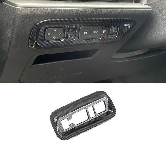 適用: 長安汽車 CS55 プラス 2022 2023 ABS カーボンファイバー ギア シフト パネル ウインドウ ヘッドライト スイッチ カバー SR-AA-0397