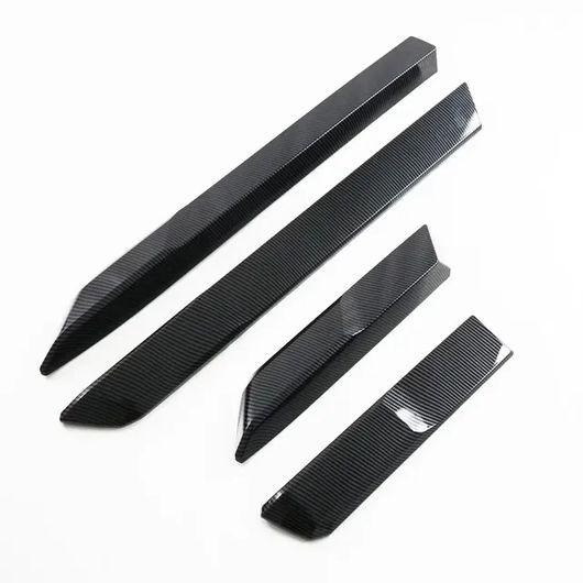 適用: トヨタ ランドクルーザー 250 プラド LC250 2024 2025 クローム サイド ドア ボディ モールディング ABS カーボンファイバー SR-AA-0446