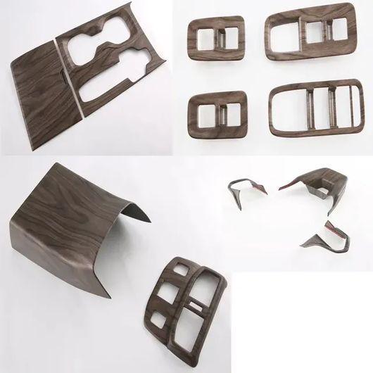 適用: レクサス RX 350H 450H 500H 2023 2024 ABS ピーチ ウッド ギア シフト パネル カバー トリム リアシート エア 4セット SR-AA-0539