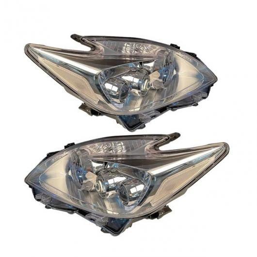 ヘッドライト 2 レンズ キセノン 左 右 適用: トヨタ プリウス ZVW30 ヘッドランプ 81110-47240 シルバー SR-AA-1597