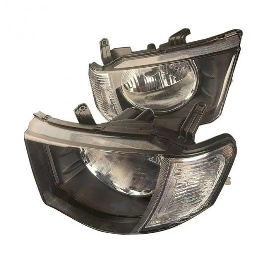 ヘッドライト 2006 2013 適用:三菱 L200 ホワイト コーナー ライト 1ペア クリスタル ヘッド ランプ 1ペア SR-AA-1602