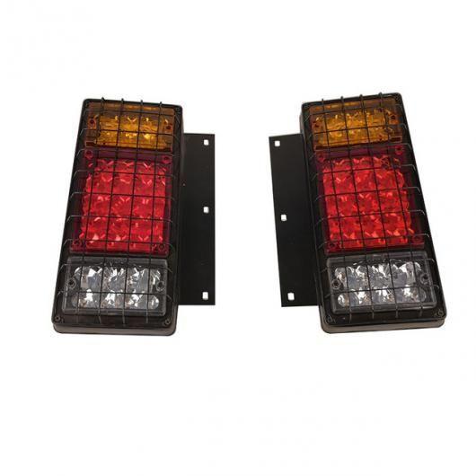 2ピース 12V 24V トラック トレーラー ユニバーサル 鉄 メッシュ LED テールライト エマージェンシー ライト リア ブレーキ FD009 SR-AA-1899 21,002円