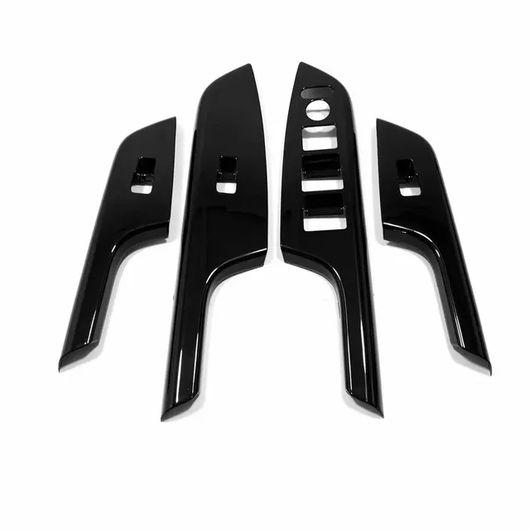 適用: ホンダ CRV CR-V 2012 2013 2014 2015 アームレスト ドア ウインドウ ガラス リフト スイッチ パネル カバー ABS ブラック SR-AA-3324