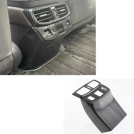 適用: レクサス RX 350H 450H 500H 2023 2024 ABS カーボン リアシート エアコン ウインドウ スイッチ リア エアコン カバー トリム SR-AA-3518