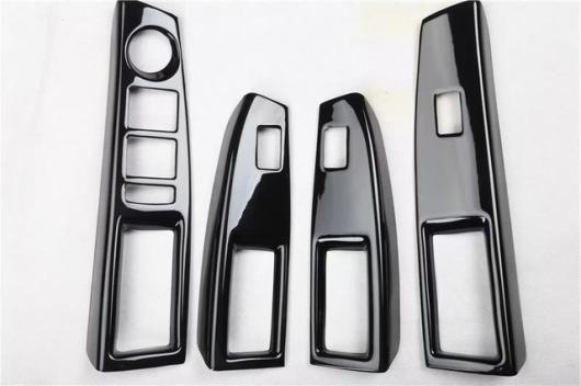 右ハンドル用 適用: シボレー/CHEVROLET クルーズ 2009-2013 2015 ABS ピアノ ブラック インテリア ウインドウ スイッチ カバー SR-AA-3678