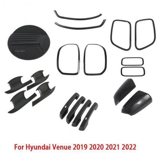 適用: ヒュンダイ/現代/HYUNDAI VENUE 2019 2020 2021 2022 ABS ドア ハンドル ボウル ヘッドライト カバー トリム リア 8点セット SR-AA-3682