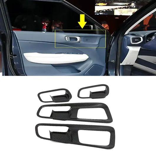 適用: ヒュンダイ/現代/HYUNDAI VENUE 2019 2020 2021 2022 ABS カーボンファイバー ギア シフト インナー ドア ボウル 左ハンドル用 SR-AA-3878