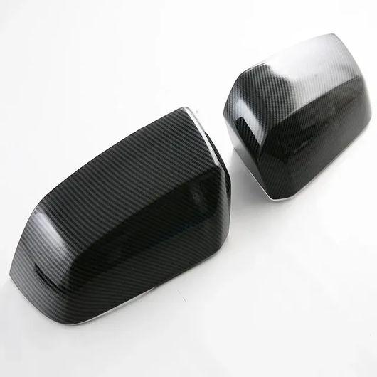 右ハンドル用 適用: フォード/FORD レンジャー 2023 2024 ABS カーボンファイバー ウインドウ スイッチ リア ビュー ミラー カバー SR-AA-3945