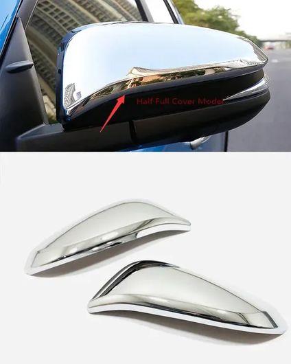 適用: トヨタ ハイランダー 2015 2016 2017 2018 ABS ドア バックミラー ミラー カバー サイド ドア ハーフ フル クローム SR-AA-3972