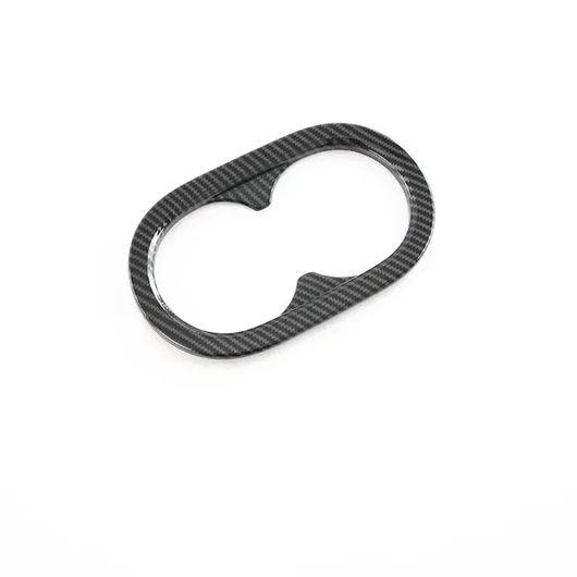 適用: トランプチ GAC エンパウ 2022 2023 2024 ABS カーボンファイバー インテリア アクセサリー リアシート ドリンクホルダー SR-AA-3997
