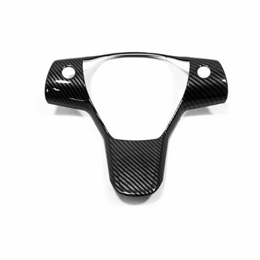 適用: テスラ/TESLA モデル Y 2021 2022 インテリア ABS カーボンファイバー ウインドウ スイッチ ステアリング ホイール カバー SR-AA-4019