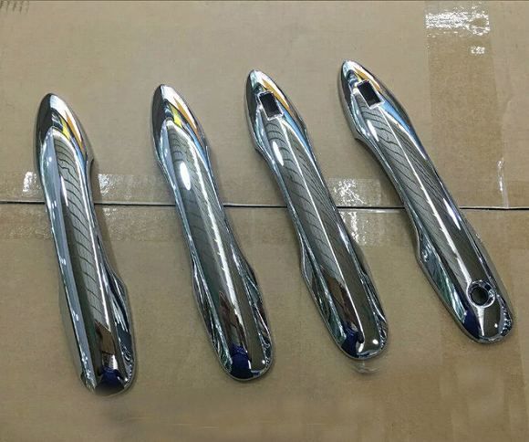 車用メッキパーツ ABSクロームメッキドアハンドルカバー ドアハンドルトリム2016 トヨタ プリウス カー スタイリングアクセサリー AL-AA-0017 AL