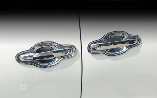 車用メッキパーツ トヨタ アルファード トヨタ ヴェルファイア2015 2016 ドアボウル保護フィルムステッカー ドアハンドルカバー トリム ABS クローム8ピース AL-AA-0243 AL