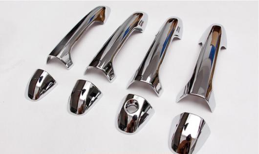 車用メッキパーツ オートクロームアクセサリー ドアハンドルカバーとドアボウルトリム トヨタ ハイランダー 2015 16ピース ABS クロム AL-AA-0369 AL