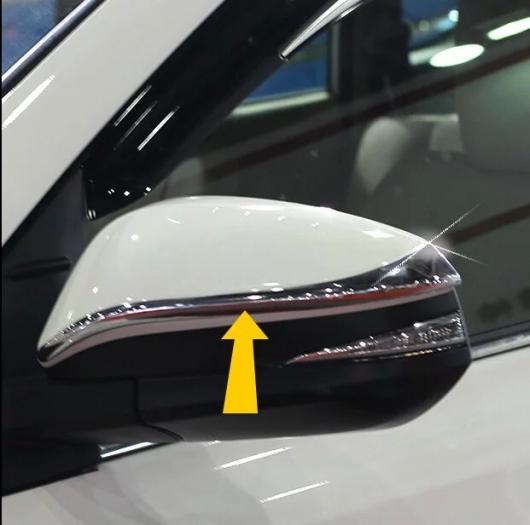 車用メッキパーツ カー バックミラー カバー オートリアミラートリム トヨタ ハイランダー 2015 ABS クローム 2ピース ロット AL-AA-0379 AL