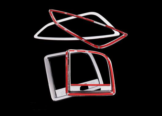 AL オートインテリア エアコン ベントトリム マツダ 6アテンザ2014-2015 ABS クロム 4ピースオートアクセサリー AL-AA-0658_2