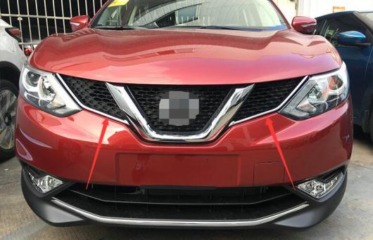 車用メッキパーツ カー フロントグリルトリムオートグリル デコレーション カバー 日産 キャシュカイ2014 2015 2016 オートアクセサリー AL-AA-0673 AL