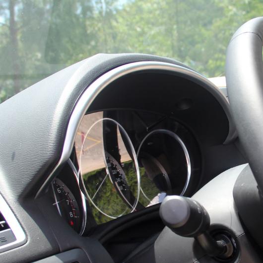 車用メッキパーツ 2012 2013 2014 2015 2016 マツダ CX-5 CX5クロームインテリア計器 ダッシュボード ボードパネルトリムカバーベゼルストリップ モールディング ガーニッシュ AL-AA-0869 AL