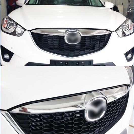 マツダ フロントグリル メッシュ ガーニッシュ フロントバンパー CX-5 CX5 CX8 CX-8 2017年-2020年 適用: フロント バンパー グリル MAZDA6 M6 装飾 カバー ABS オールド