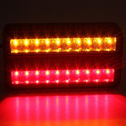 車用メッキパーツ 2 × 12ボルト20 LED トレーラー ライト カー トラック リアテールランプブレーキストップインジケータランプ防水 AL-AA-0912 AL