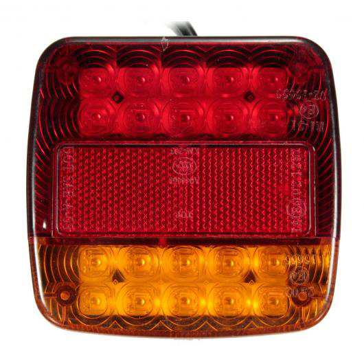 車用メッキパーツ 1ペア カー 12ボルト20LED トレーラー テールライト左と右テールライト トラック バン ランプ AL-AA-0919 AL