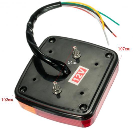 車用メッキパーツ 1ペア カー 12ボルト20LED トレーラー テールライト左と右テールライト トラック バン ランプ AL-AA-0919 AL