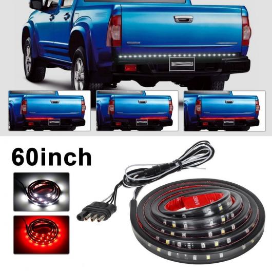 車用メッキパーツ 60 レッド ホワイト テール ゲート LED ストリップ ライト バー トラック 2003-2012 ダッジラム1500 2500 3500 4500 550 AL-AA-0922 AL
