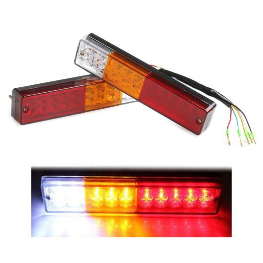 車用メッキパーツ ペア12ボルトATV トラック 20 LED トレーラー リアテールライトライトランプ AL-AA-0931 AL