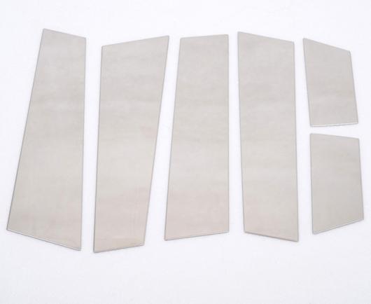 車用メッキパーツ アテンザ アテンザ2013 2014 6ピースステンレス スチール ウィンドウフレームミドル ピラー トリムカバーステッカー AL-AA-1033 AL