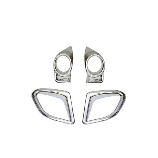 車用メッキパーツ カーアクセサリー トヨタ ハイランダー 2015 ABS クローム外装フロントリアフォグライトランプカバートリムステッカーオートパーツ4ピース AL-AA-1123 AL_3