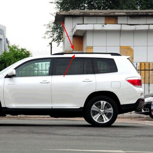 車用メッキパーツ カースタイリングアルミ合金ルーフラック荷物サイドレールキャリアクロスバー TOYOTA ハイランダー 2009 2010 2011 2012 2013 2014 AL-AA-1137 AL 17,743円