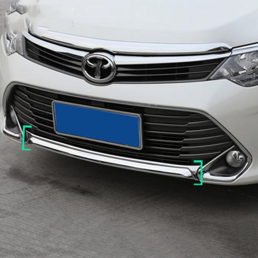 車用メッキパーツ ABSクロームボトムフロントバンパーバー保護カバートリムオートアクセサリー トヨタ カムリ 2015 2016 AL-AA-1149 AL