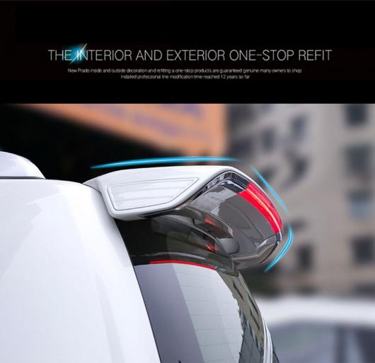 車用メッキパーツ カー アクセサリー ABS プラスチック塗装リアルーフウイングスポイラー LED トヨタ ランド クルーザー 200 LC200 FJ200 2010-2016 AL-AA-1205 ALの通販は