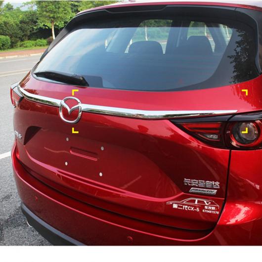 車用メッキパーツ マツダ CX-5 2017 2018外装 デコレーション カーアクセサリー ABS クロームリアトランクリッド カバー テールゲートストリップ2ピース AL-AA-1560 AL