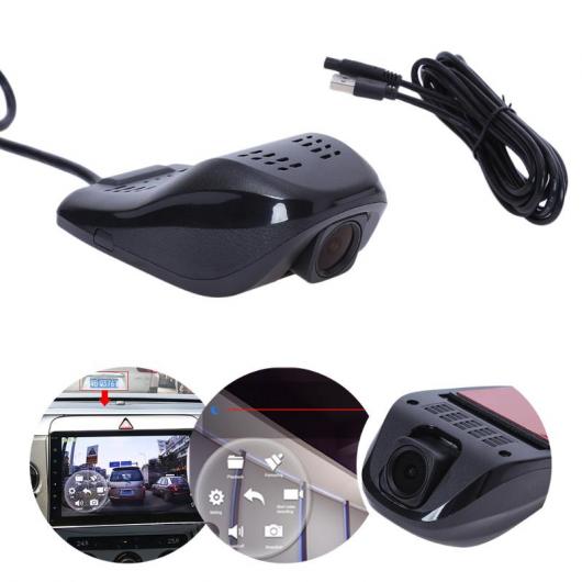 カー用品カメラ AndroidシステムUSB カー DVRカメラ オート ドライビング ビデオ レコーダー 1080P 高精細6層 ガラス レンズ 車載カメラ ビデオカメラ AL-AA-1734 AL