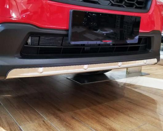 車用メッキパーツ スバル XV GT3 GT7 2017 2018 ステンレス スチール フロント リア バンパースキッド ガードプレート カバー フレーム 2ピース AL-AA-2731 AL