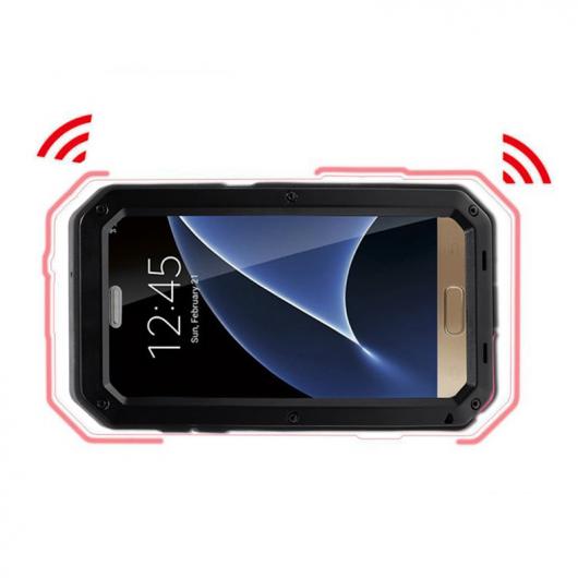 AL サムスン Galaxy スマホケース ヘビーデューティ防御することドゥーム アーマー ぼうぜん自失 金属元素 軽銀 ぼうぜん自失吸い容れる 取りまかなう 選べる5色合い S7 Edge - no glass AL-AA-4925